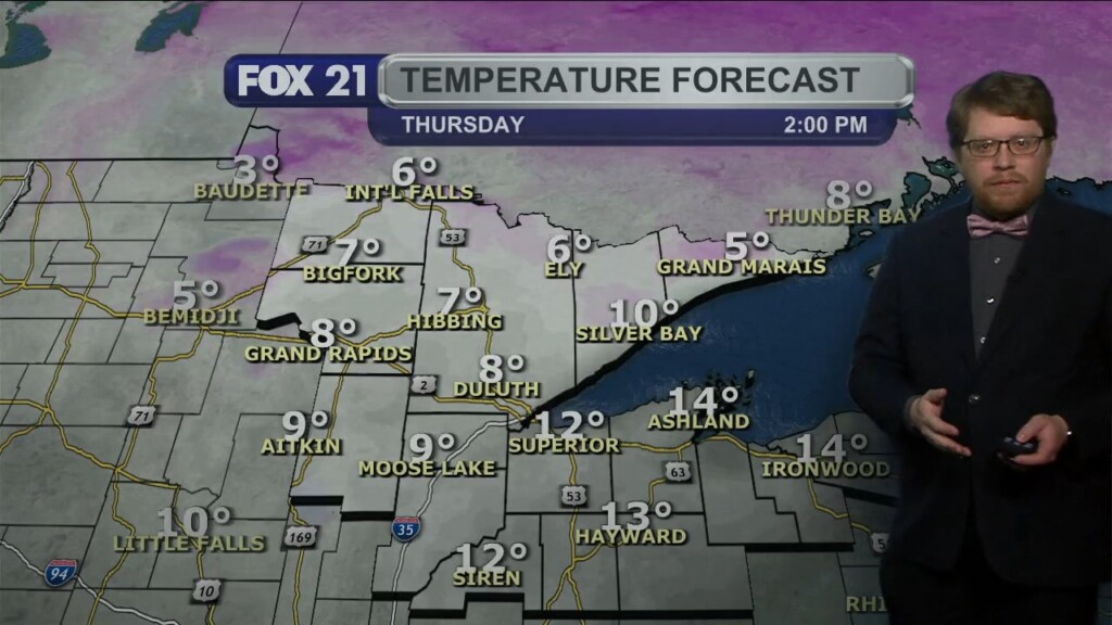 Wednesday Evening Northland Forecast