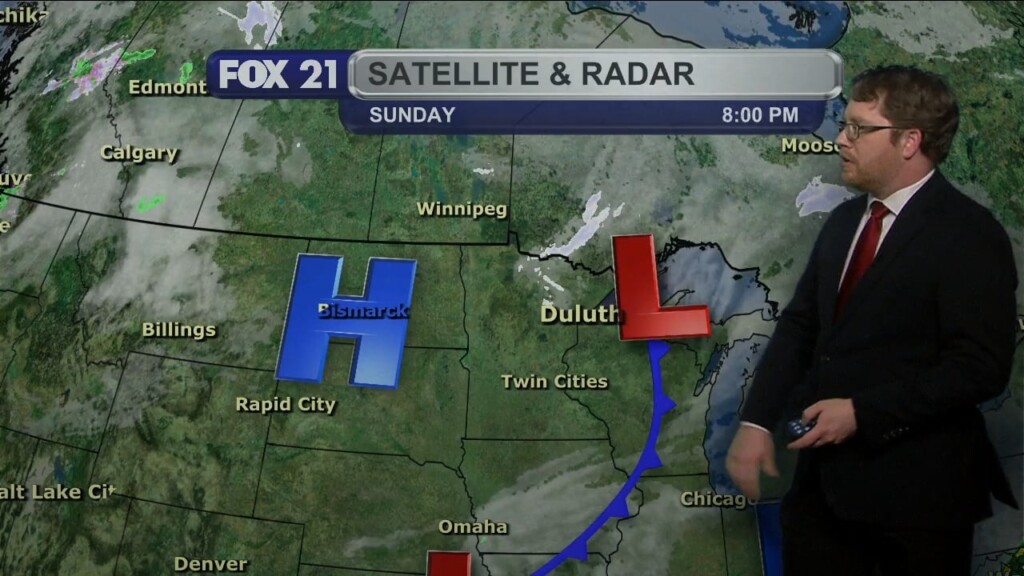 Sunday Evening Northland Forecast
