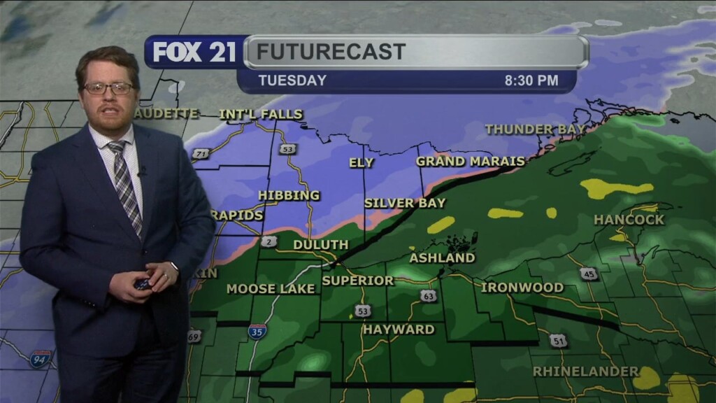 Monday Evening Northland Forecast