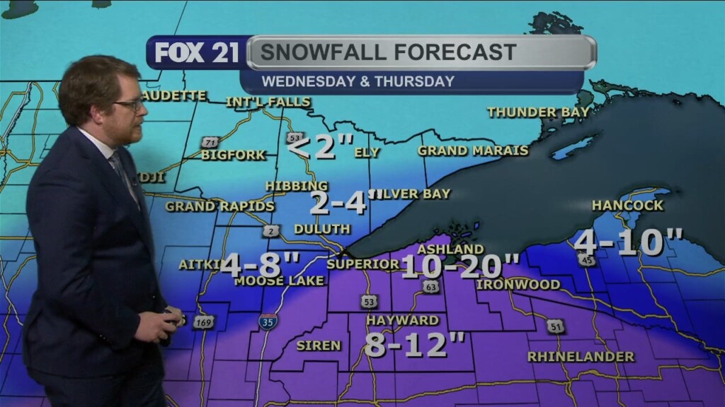 Wednesday Evening Northland Forecast