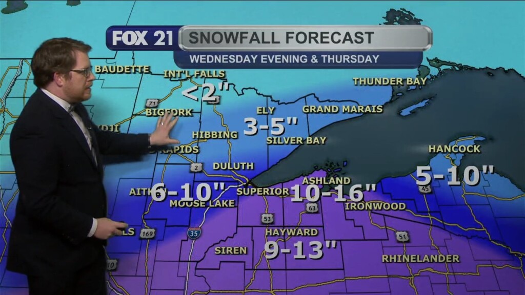 Tuesday Evening Northland Forecast