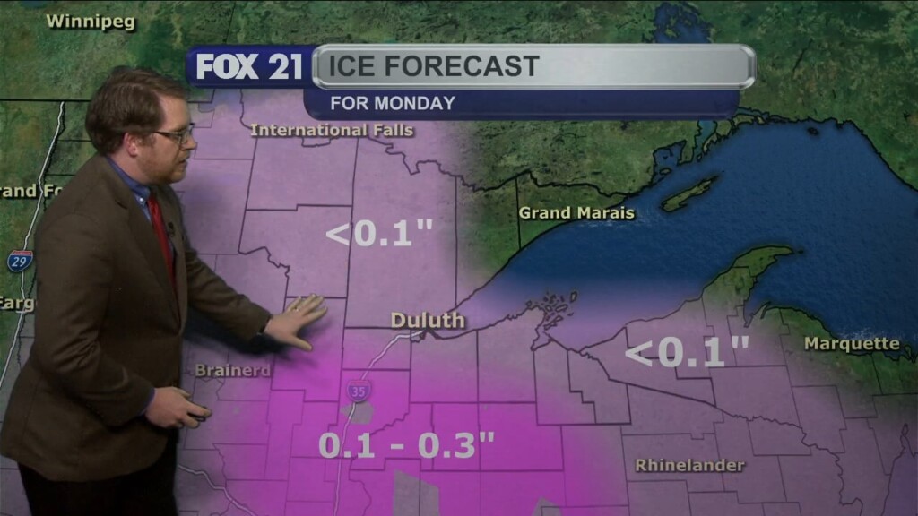 Sunday Evening Northland Forecast