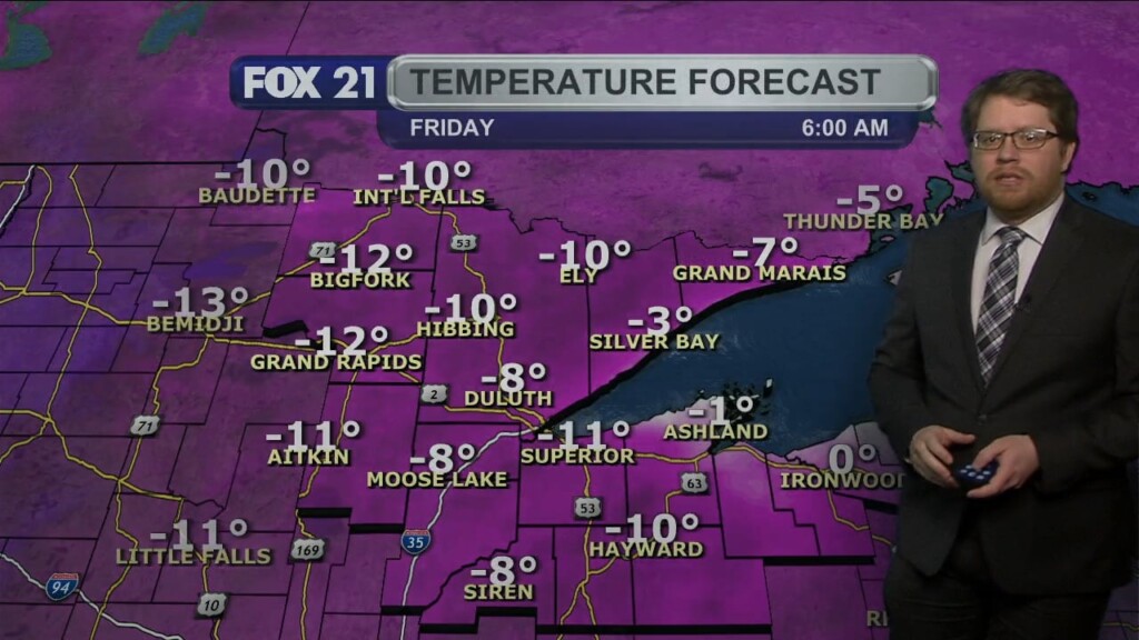 Thursday Evening Northland Forecast