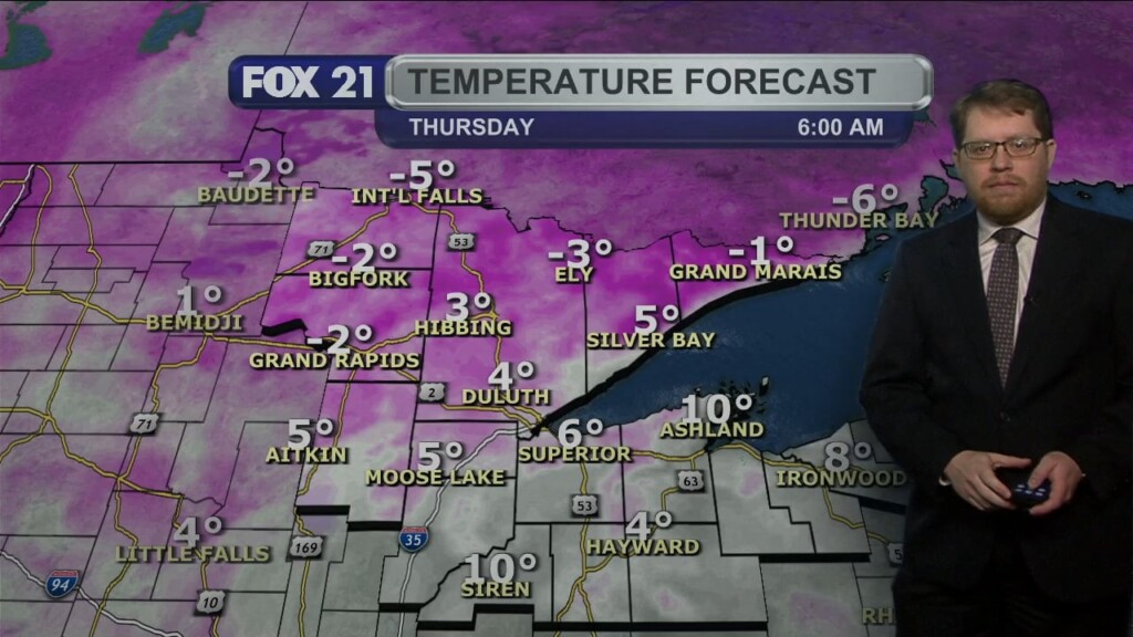 Wednesday Evening Northland Forecast