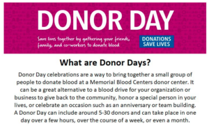 Donor Day