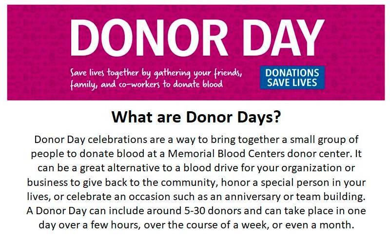 Donor Day