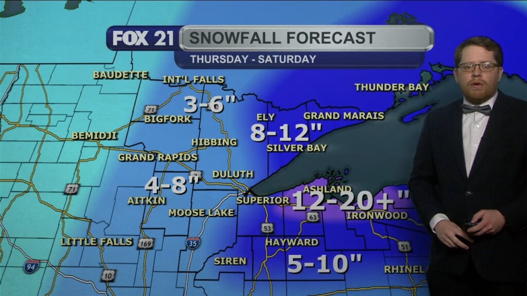 Wednesday Evening Northland Forecast