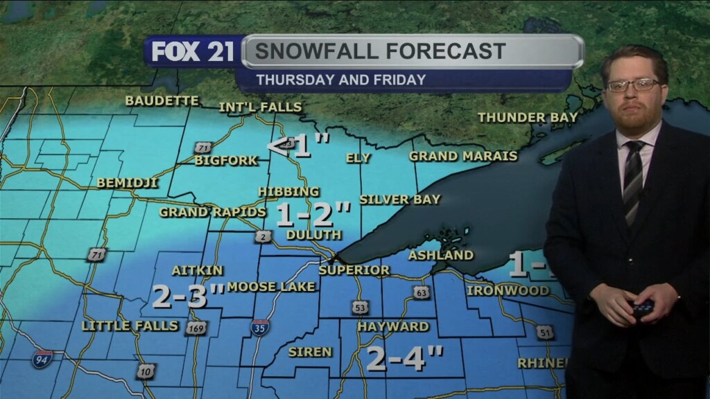 Wednesday Evening Northland Forecast