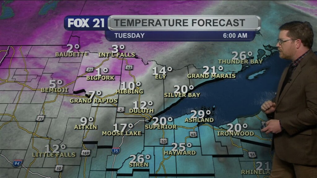 Monday Evening Northland Forecast