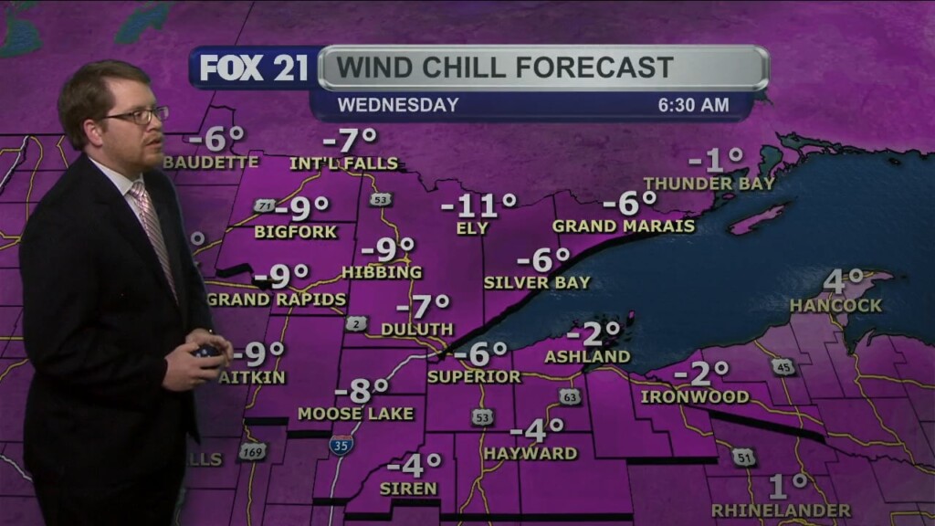 Tuesday Evening Northland Forecast