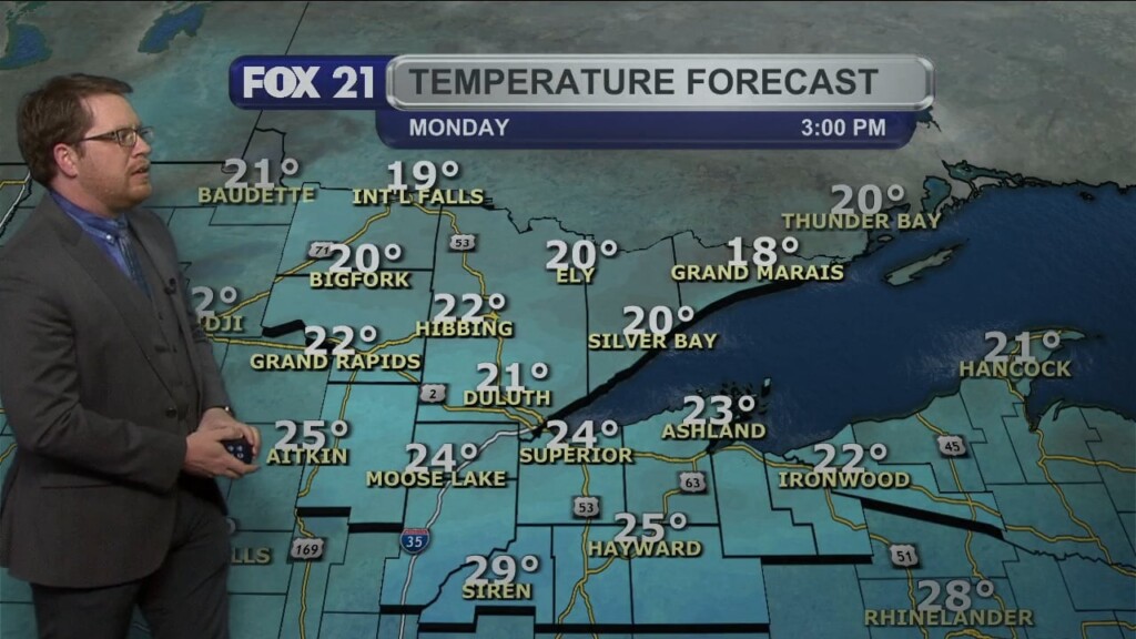 Sunday Evening Northland Forecast