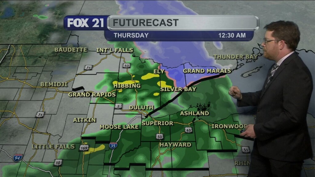 Wednesday Evening Northland Forecast