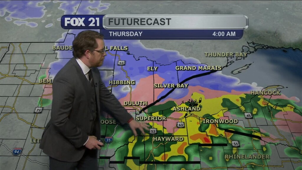 Tuesday Evening Northland Forecast