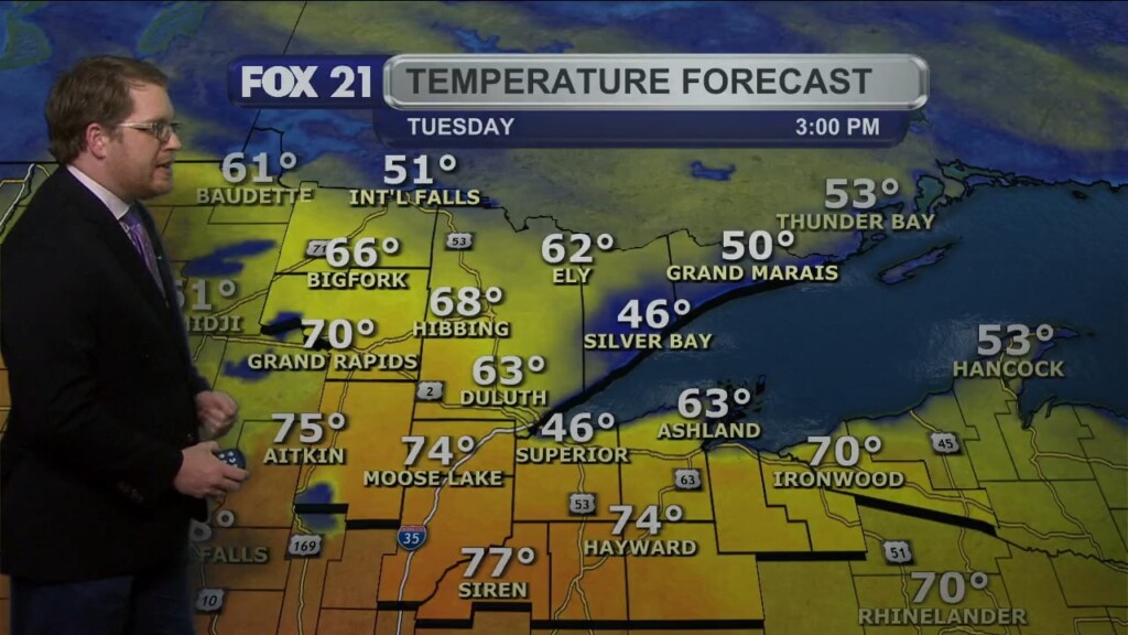 Sunday Evening Northland Forecast