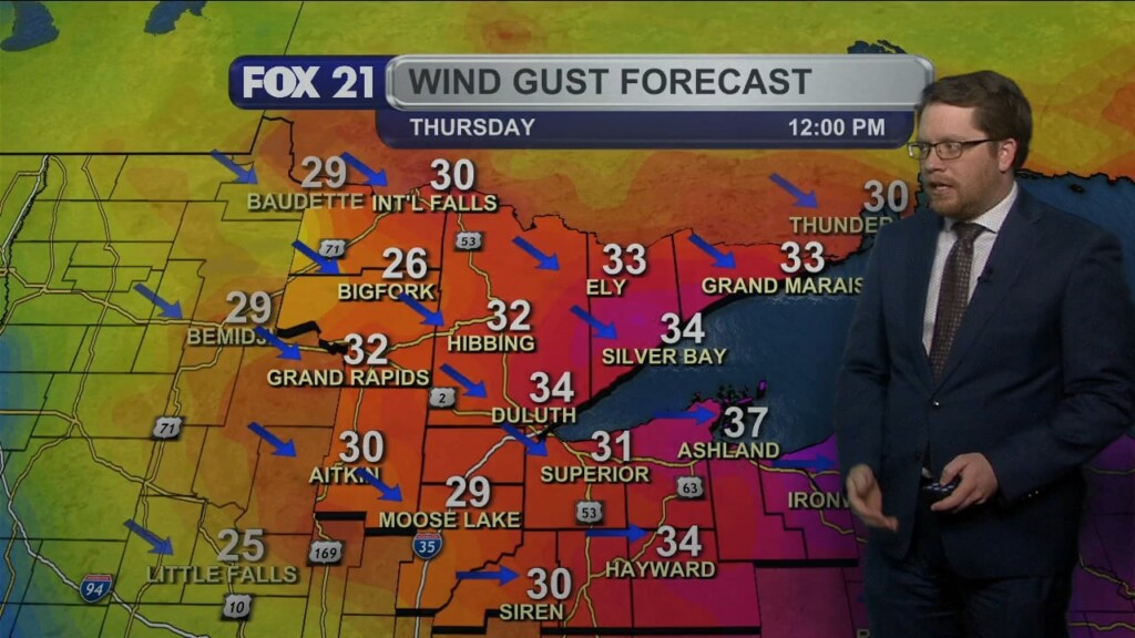 Wednesday Evening Northland Forecast