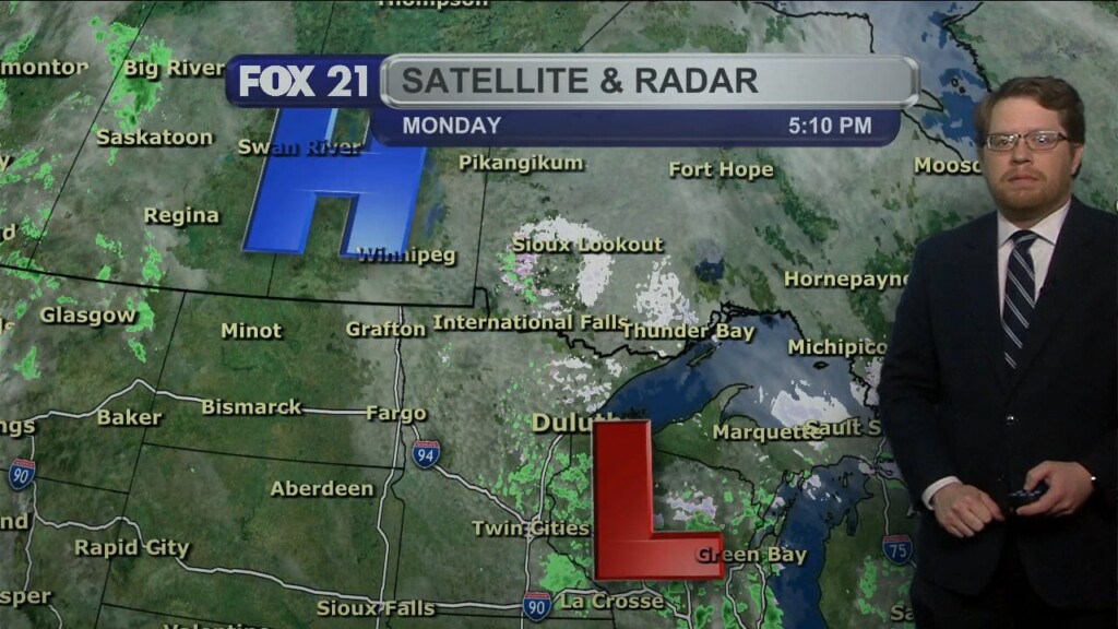 Monday Evening Northland Forecast
