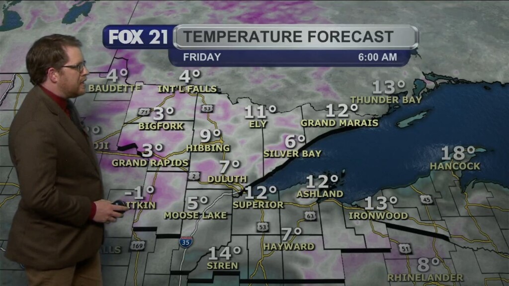 Thursday Evening Northland Forecast