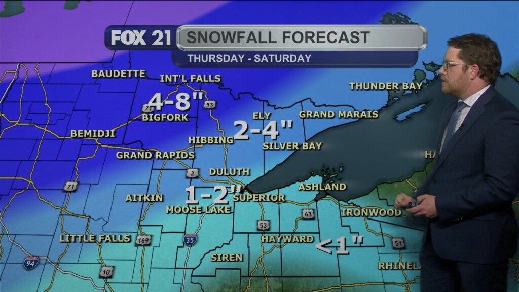 Wednesday Evening Northland Forecast