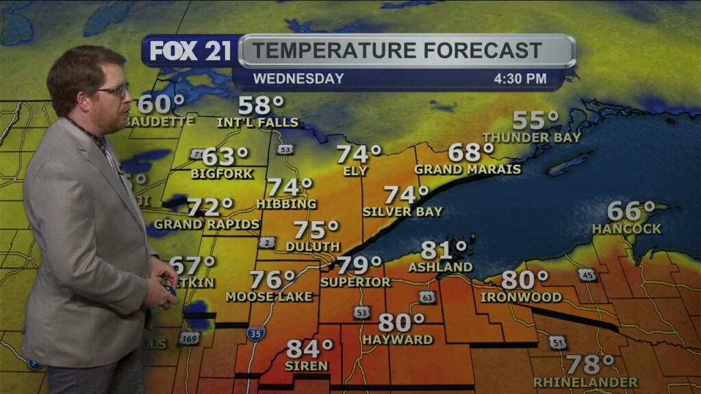 Tuesday Evening Northland Forecast