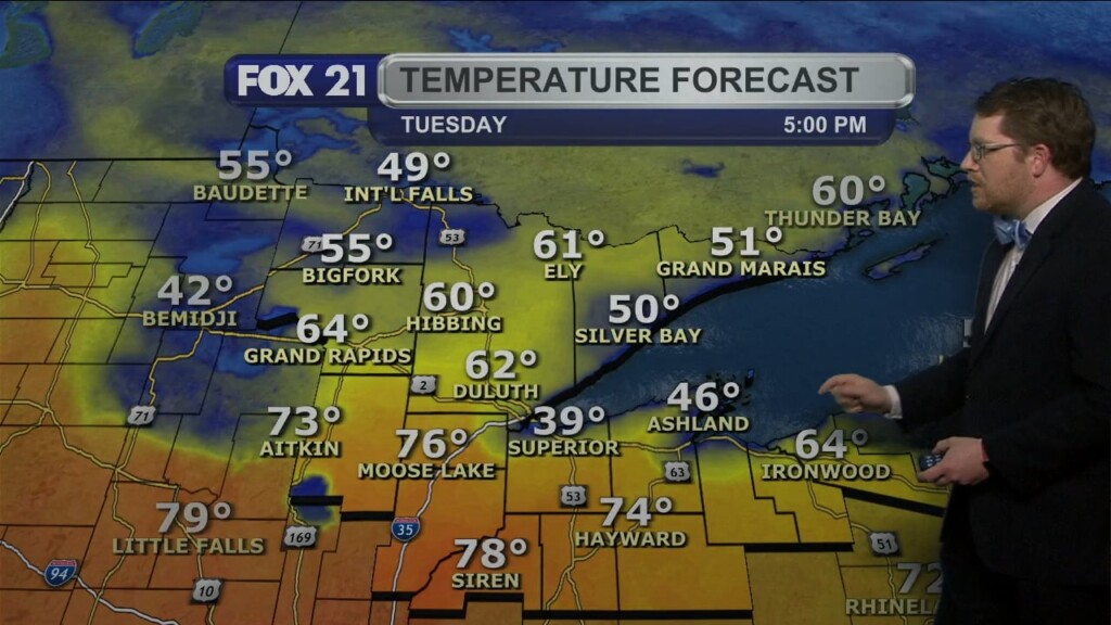 Monday Evening Northland Forecast
