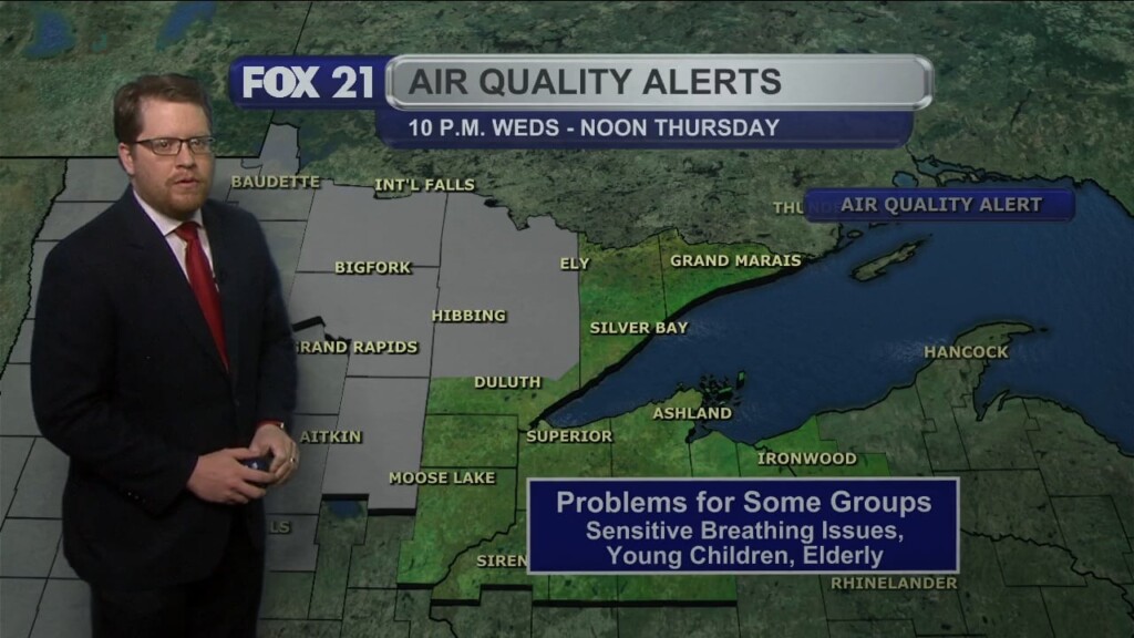 Wednesday Evening Northland Forecast