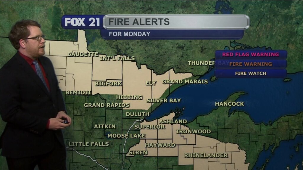 Sunday Evening Northland Forecast