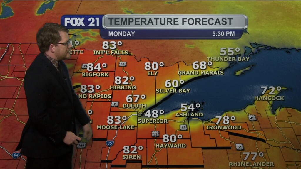 Sunday Evening Northland Forecast