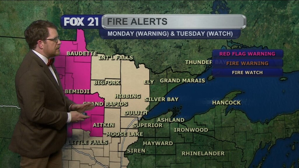 Monday Evening Northland Forecast