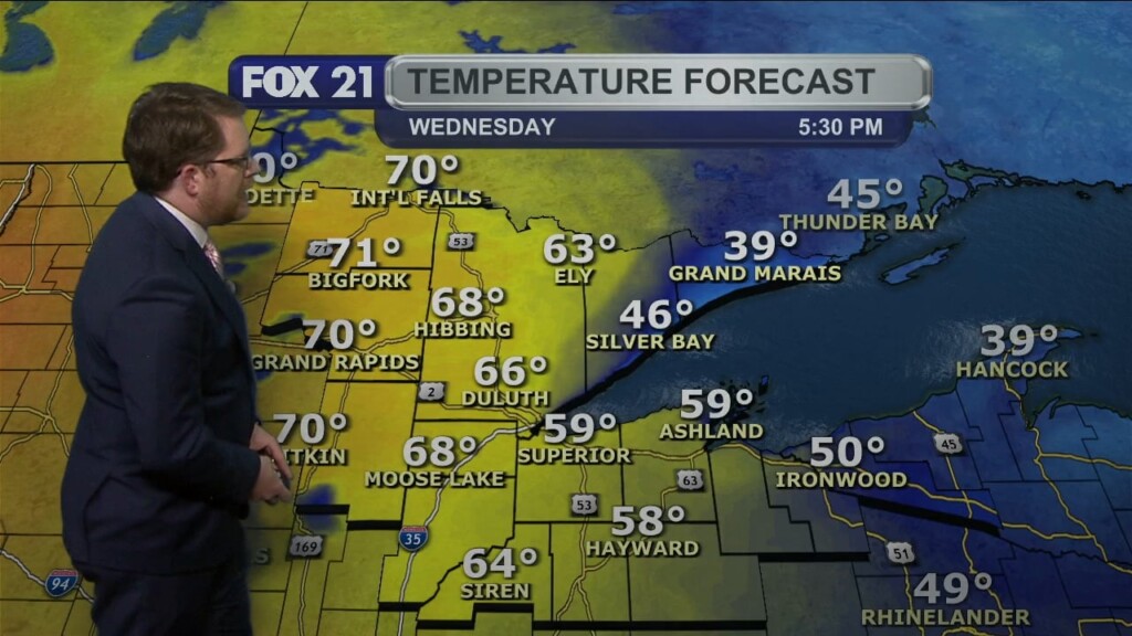 Tuesday Evening Northland Forecast