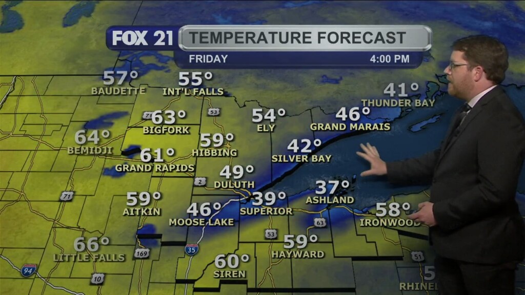 Thursday Evening Northland Forecast