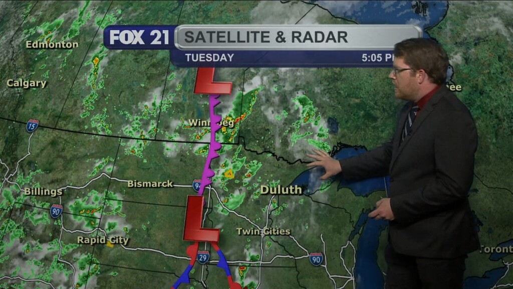 Tuesday Evening Northland Forecast