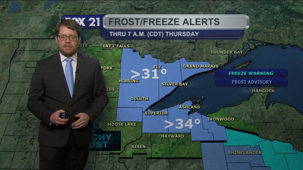 Wednesday Evening Northland Forecast
