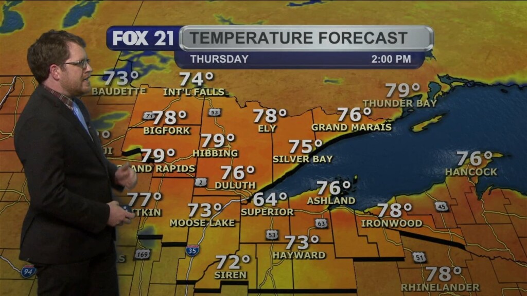 Wednesday Evening Northland Forecast