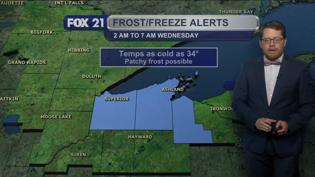 Tuesday Evening Northland Forecast