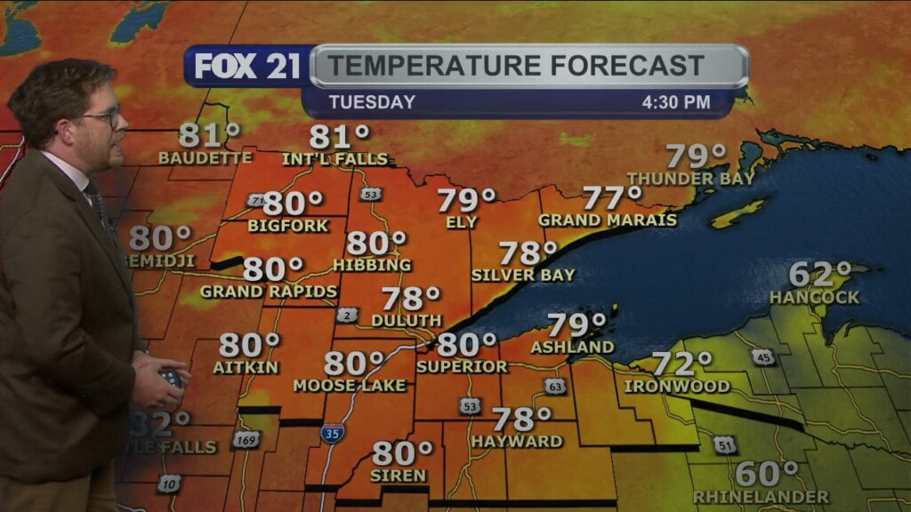 Monday Evening Northland Forecast