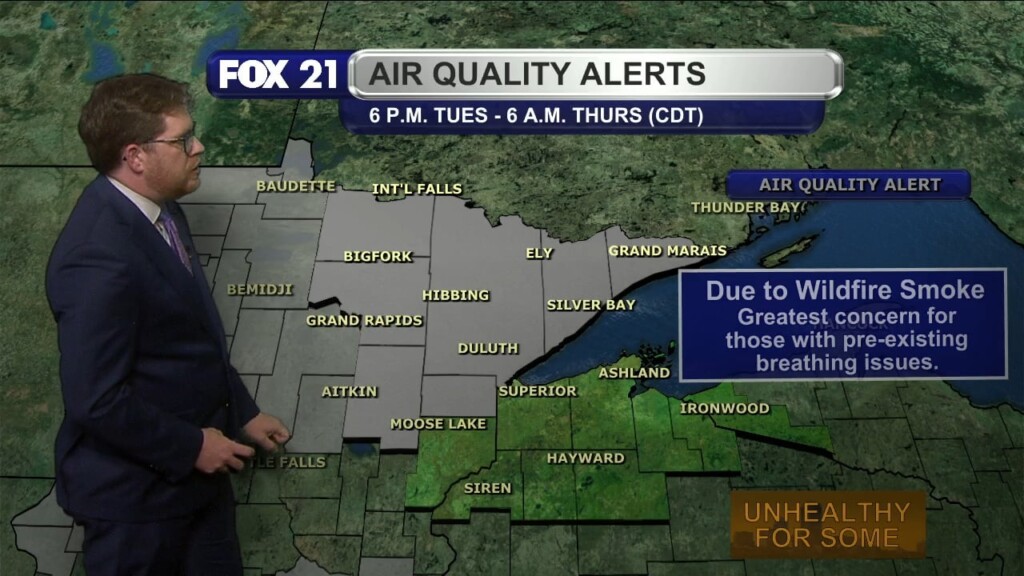 Tuesday Evening Northland Forecast