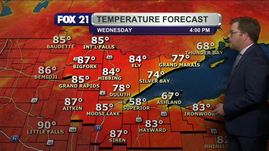 Tuesday Evening Northland Forecast
