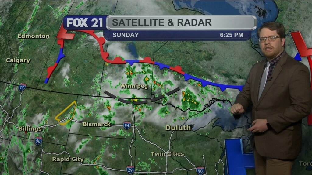 Sunday Evening Northland Forecast