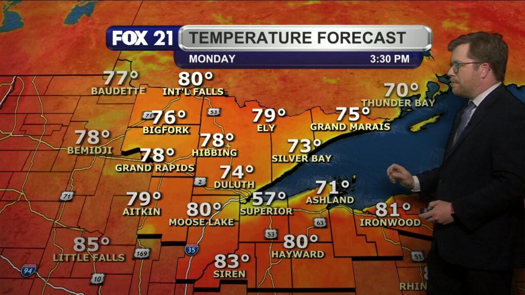 Sunday Evening Northland Forecast