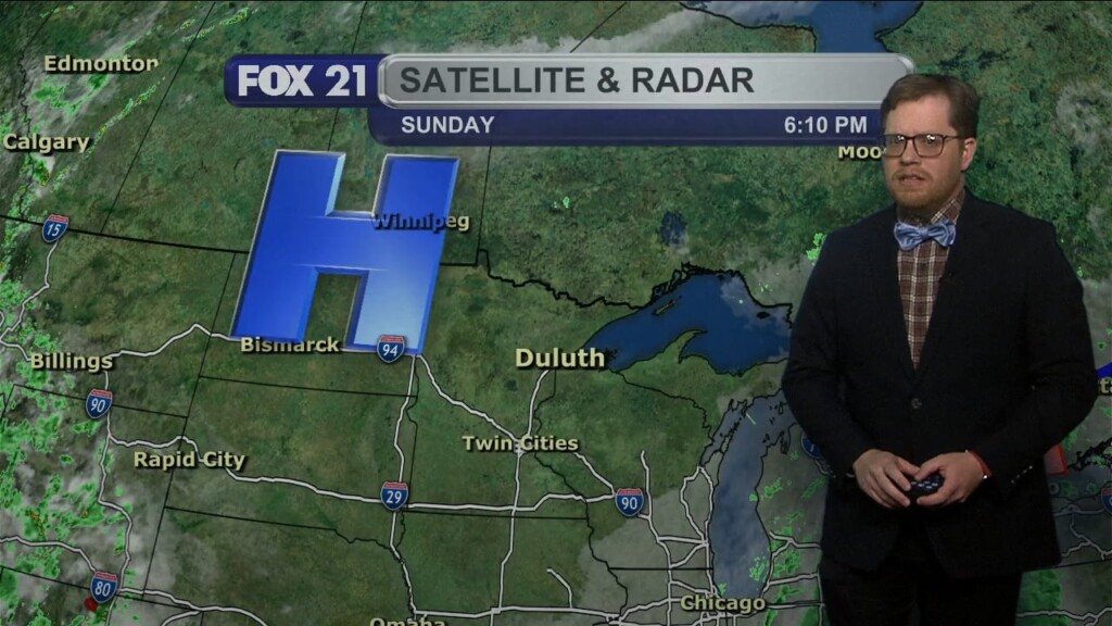 Sunday Evening Northland Forecast