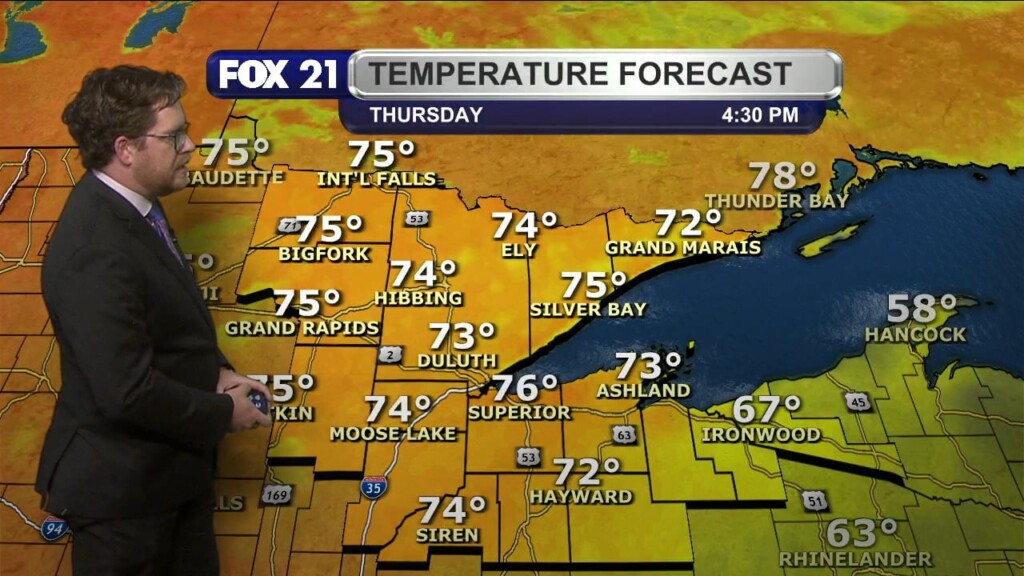 Wednesday Evening Northland Forecast