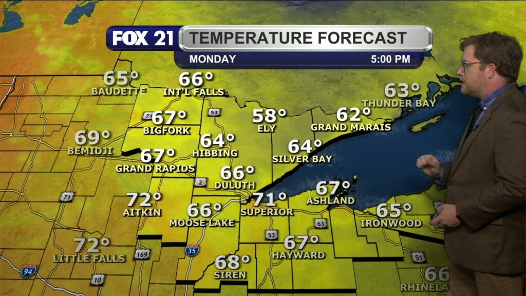 Sunday Evening Northland Forecast