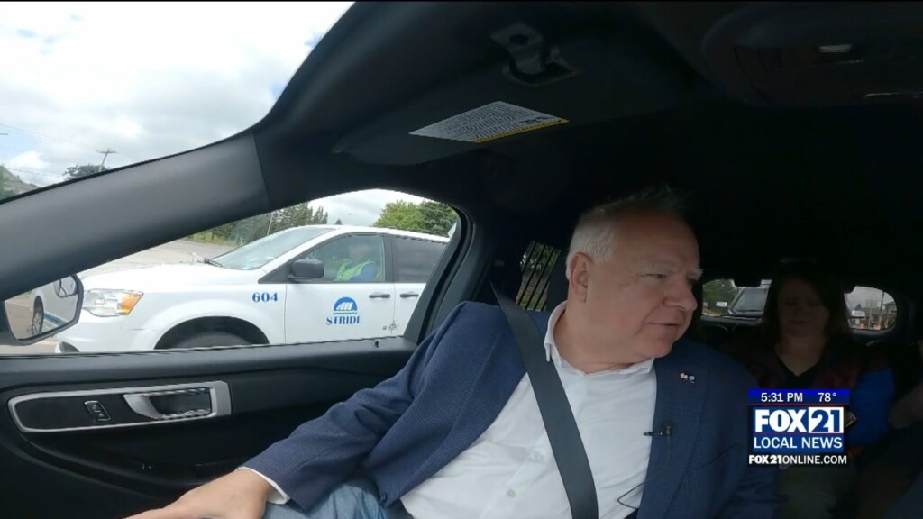 Walz Police Ride Along