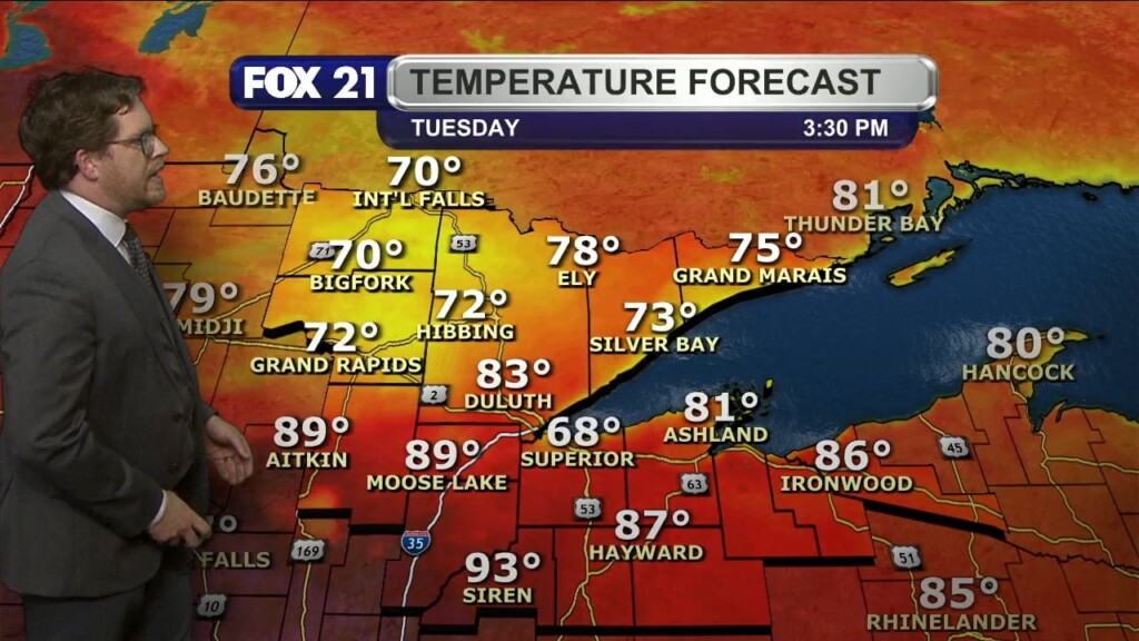 Monday Evening Northland Forecast