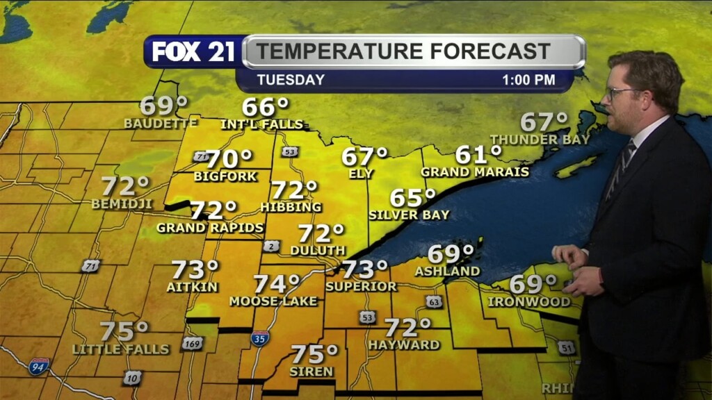 Tuesday Morning Northland Forecast