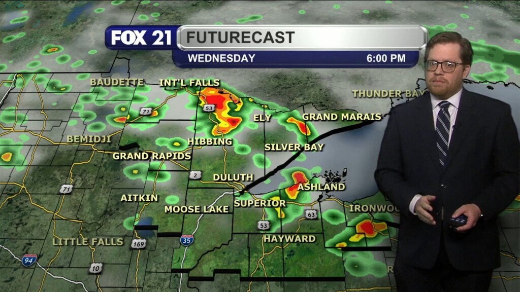 Tuesday Evening Northland Forecast
