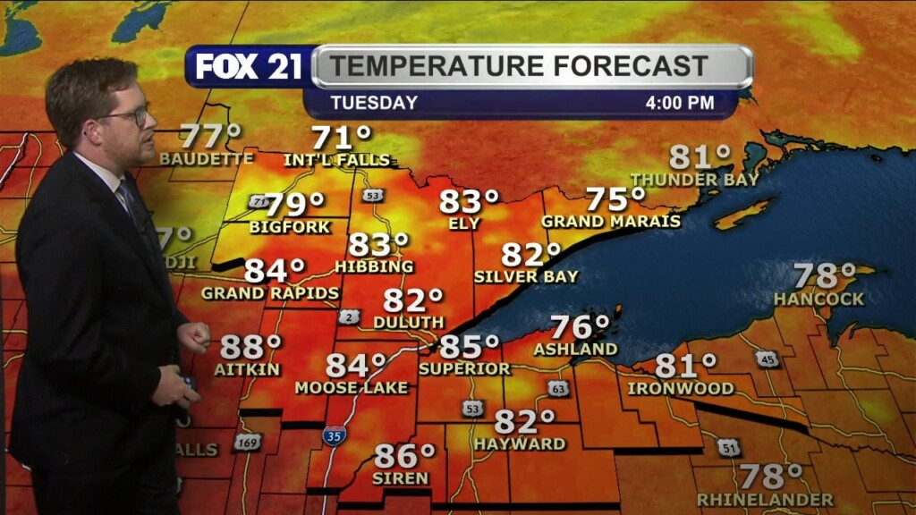Monday Evening Northland Forecast