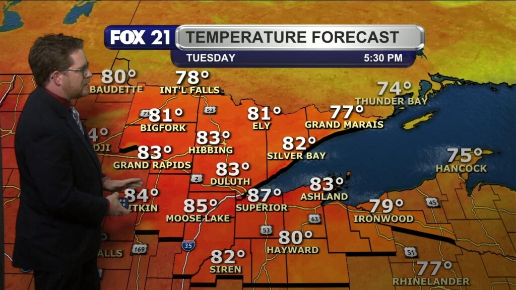 Monday Evening Northland Forecast