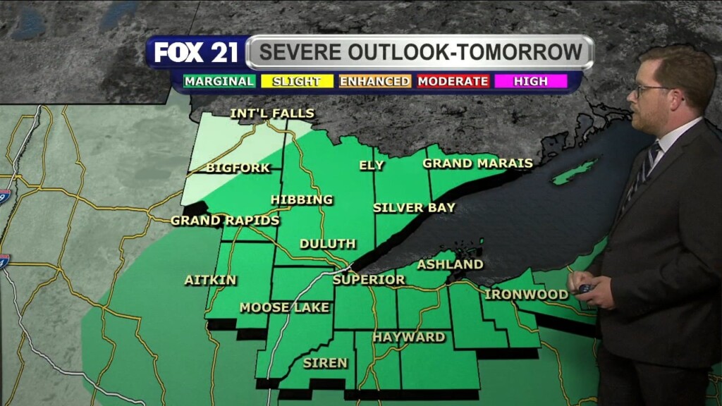 Tuesday Evening Northland Forecast