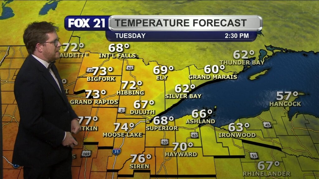 Monday Evening Northland Forecast
